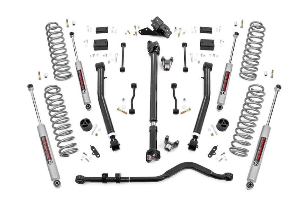 3.5in Jeep Suspension Lift Kit | Stage 2 Coils & Adj. Control Arms (18-19 Wrangler JL)