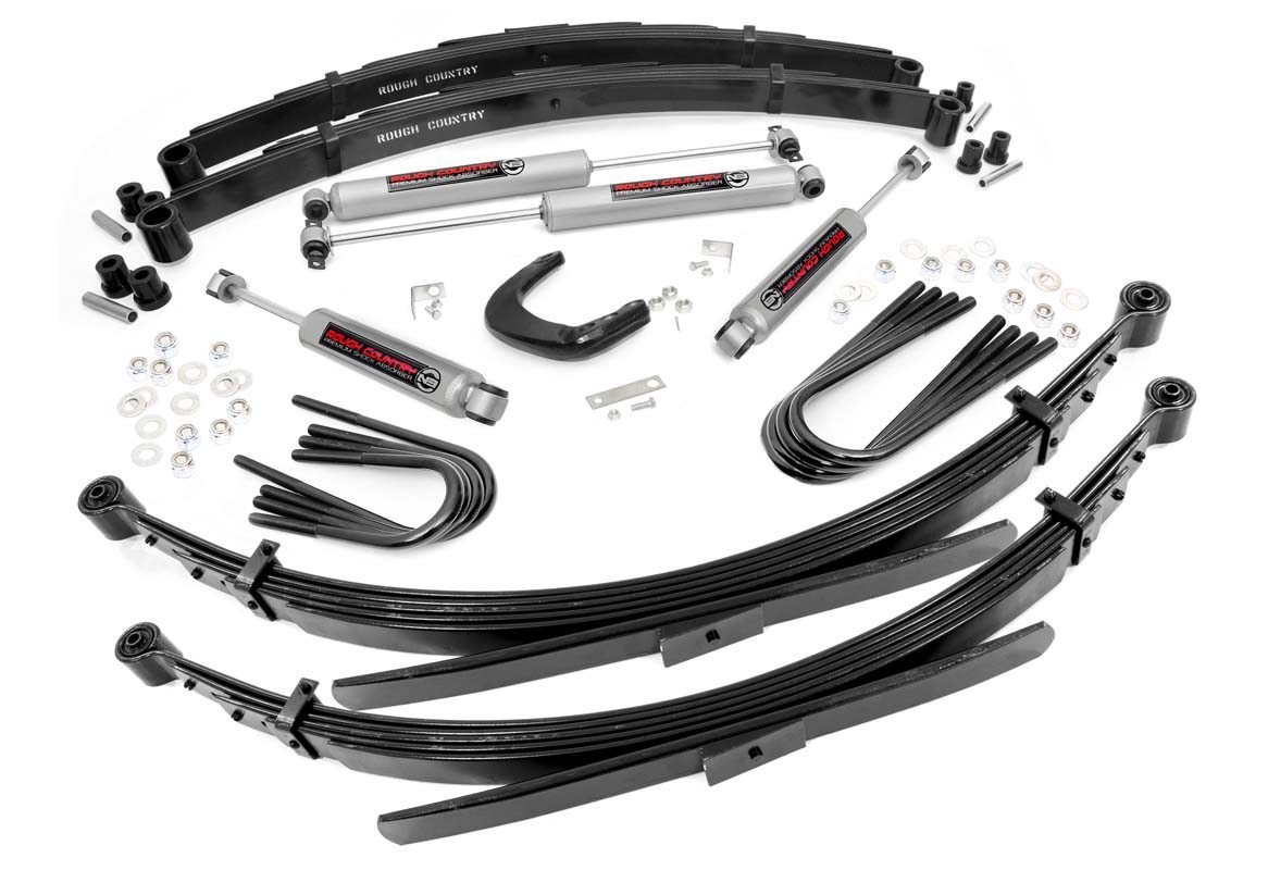 4in GM Suspension Lift System (88-91 3/4-Ton Suburban 4WD | 56in Rear Springs)