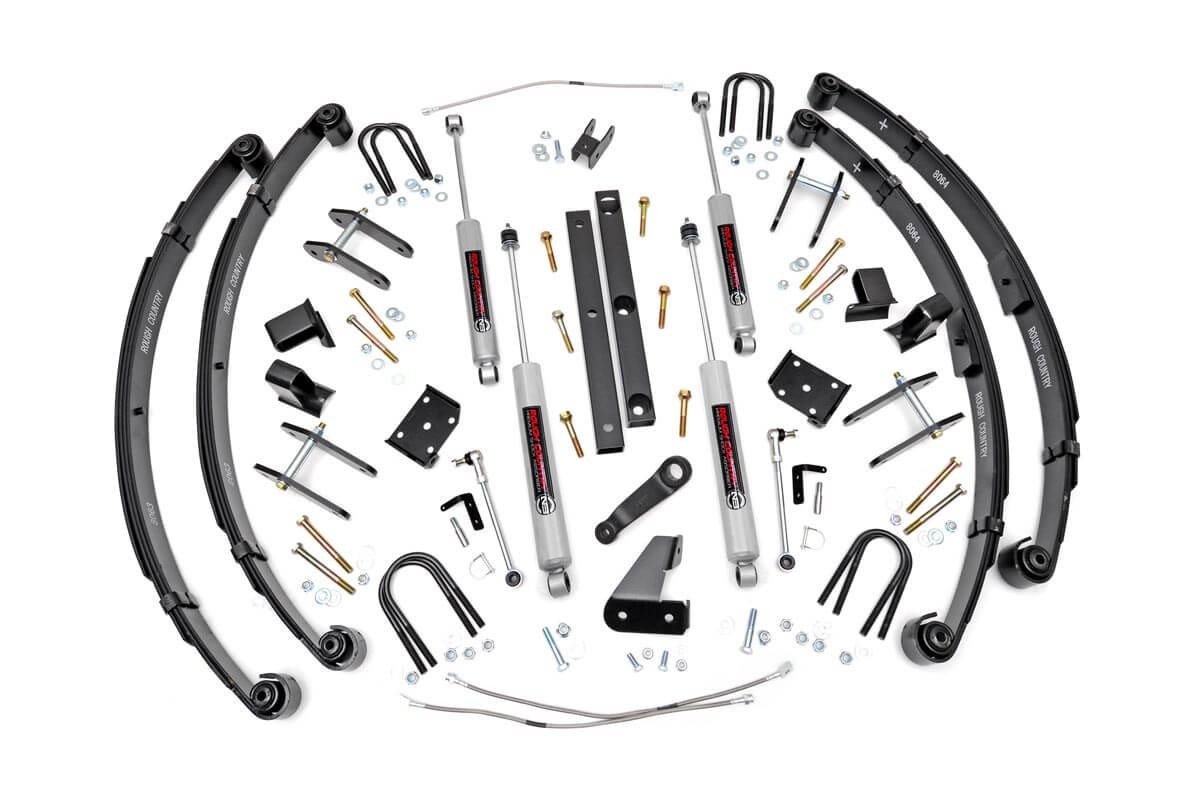 4.5in Jeep X-series Suspension Lift Kit (Military Wrap Springs)