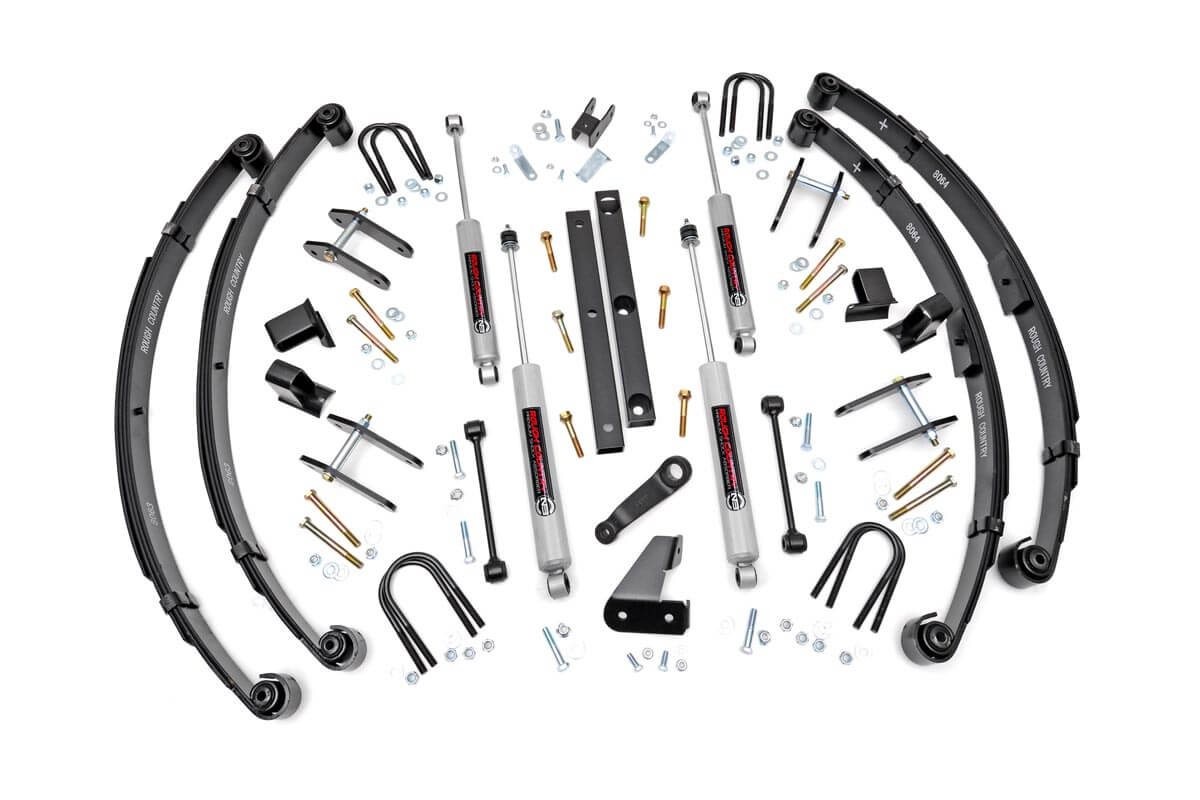 4.5in Jeep Suspension Lift Kit (Military Wrap Springs)